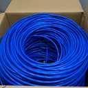 MONK CABLES | CAT6 Plenum Cable 1000ft | UTP, 23AWG, 550MHz | DSX-8000 Certified | Most Certified Cable of The Whole Market (Black)