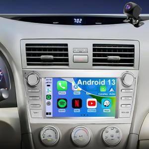 Android 13 Car Radio for Toyota Camry 2007 2008 2009 2010 2011, 5GWiFi Upgrade Car Stereo, 8inch IPS HD Touch Screen Wireless Carplay Android Auto GPS FM SWC DSP Bluetooth Backup Camera (for JBL)