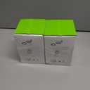 2 x AUVON Large Pill Organizer, Pill Dispenser for Holding 6 Various Vitamins, Pill Box Case with Anti-Mixing & Wide Opening Design, Easy to Retrieve Meds, Includes 20 Pcs Stick-on Labels (Black)