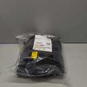 Gash Hao Mens Snow Ski Waterproof Softshell Snowboard Pants Outdoor Hiking Fleece Lined Zipper Bottom Leg (32W x 34L, Black)