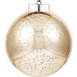 masExp 8in Large Christmas Ornaments Christmas Ball Ornaments Giant Tree Decoration Shatterproof Decorative Hanging Balls for Holiday Party Decor (Champagne, 1pcs)