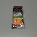 I'D RATHER BE CHASING Funny Mens Socks, Hunting & Fishing Gifts for Men, Fun Hunt Fish Crew Sock, Hunters Fishermen Gift (Sasquatch Blue)