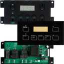 316455420 Oven Range Stove Clock Control Board 7 Button Control Board Clock Replacement(Include Overlay)