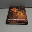 2 Pack 26.8 Inch Paper Star Lantern Christmas Decor with Timer, 3D 8 Modes 7-Pointed Star Diwali Hanging Lights, Christmas Decorations Lamp Indoor for Birthday Wedding Party (Champagne)