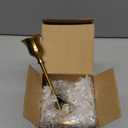 2 Sets(6 Pcs) Brass Gold Metal Taper Candle Holders Candlestick Holders, Vintage Modern Decorative Centerpiece Candlestick Holders for Table Mantel Wedding Housewarming Gift