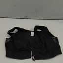 Women's Zipper Front Closure Sports Bra Racerback Yoga Bras Size XL