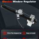 cciyu 748-921 Power Window Regulator Whit Motor fit for GMC Acadia 2007-2015 Front Left Driver Side
