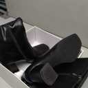 Modatope Knee High Boots Women Chunky Heel Square Toe Heeled Tall Boot for Women Fashion Side Zipper Long Boot (7.5)