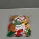 Christmas Tree Plush Ornaments, 24 Pcs Small Plush Christmas Hanging Ornaments Set, Soft Mini Stuffed Animal Toys for Mini Xmas Tree Hanging Decorations Supplies