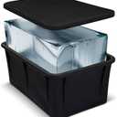 K3P Collection XX-Large Ice Block Mold for Cold Plunge Bath with Airtight Lid, Makes 12lb Large Ice Cubes, 2PCS