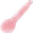 ideayard Rose Quartz Gua Sha Scraping Massage Tools, Massage Wand Acupuncture Therapy Stick Point Treatment