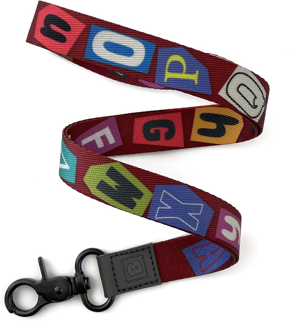 2 x Lanyard for keys Neck Lanyards for ID Badges Holder, Car Keys, Wallet, Keychain for Teacher, Nurse, Doctor