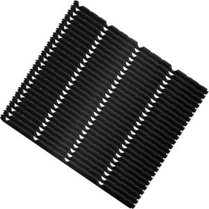Pushglossy 35 Pcs 9 in Metal Roofing Foam Closure Strips Panels 3 ft Long Inside Outside Classic Rib Profile Roof Closure Strips for Insulation Weather Barrier and Noise Moisture (Exterior)