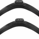 Universal TV Stand Legs for 43-50Inch TVs | 2 Pack Replacement TV Feet with Screws | Easy Install Plastic Mounting Brackets, Black Tabletop Base Stand(Check Holes Fit)