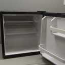 Electactic 1.7 Cu.ft Mini Fridge with Freezer, Compact Refrigerator, Single Reversible Door, Ultra Quiet, Energy Efficient for Office, Dorm, Bedroom, Apartment, Black