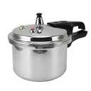 Glomora Aluminum Alloy Pressure Cooker, Small Pressure Cooker 3 Quart 18cm Bottom for Gas Stoves, Durable & Easy Clean, Ideal for Beans, Meats, Soups for Home Cooking