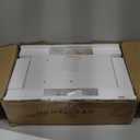 MARTY Rolling Storage Cart 7.9" W, 4-Tier Kitchen Cart with Wheels Handle, Slim Storage Cart Mobile Shelving Utility Carts for Bathroom Laundry Room Organization Narrow Places (All White)