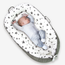 Baby Lounger - Breathable & Soft Baby Nest for Newborn, Co-Sleeping Portable Infant Lounger for 0-24 Months, Lightweight Baby Floor Seat