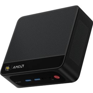 Beelink Mini PC SER5 with AMD Ryzen 5 5500U Mini Computer(6C/12T, up to 4.0GHz), 16GB DDR4 500GB NVMe SSD, Desktop PC 4K HD Dual Display HDMI/DP1.4/WiFi 6/Bluetooth 5.2/2.5Gbps Ethernet