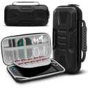 JoyHood Carrying Case for Switch 2 - Protective Travel Handbag with 10 Game Card Slots Portable Storage Bag Compatible with Console & Accessories, Black