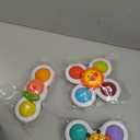 ALASOU 3PCS Pop Suction Cup Spinner Sensory Airplane Travel Toys for 1 2 Year Old Boy Girl Birthday Gift|Novelty Spinning Tops Easter Basket Stuffers for Toddlers Infant|Baby Bath Toy Kids Ages 1-3