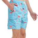 Mens Swim Trunks Swim Shorts Swimwear Quick Dry 7 Swimming Trunks with Mesh Lining