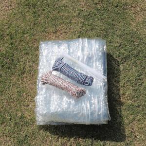 Clear Waterproof Tarps, Plastic Rainproof Tarp Cover with Grommets, Tear-Resistant, UV-Resistant for Winter Frost Frost Protection Sun Pest Protection and Covers Outdoor Plants (Size : 1.8x3m/5.9x9.8
