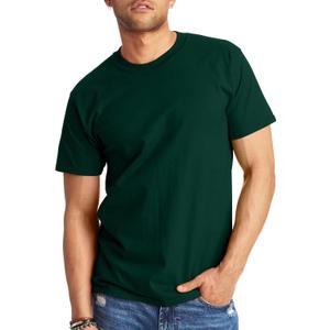 Hanes Men's Beefy-t T-Shirt, Heavyweight Cotton Tee, 1 Or 2 Pack, Big & Tall (X-Large)