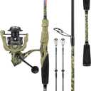 KastKing Spartacus Defender Twin-tip Fishing Rod & Reel Combo, 6ft 6in, ML, 2000 Reel