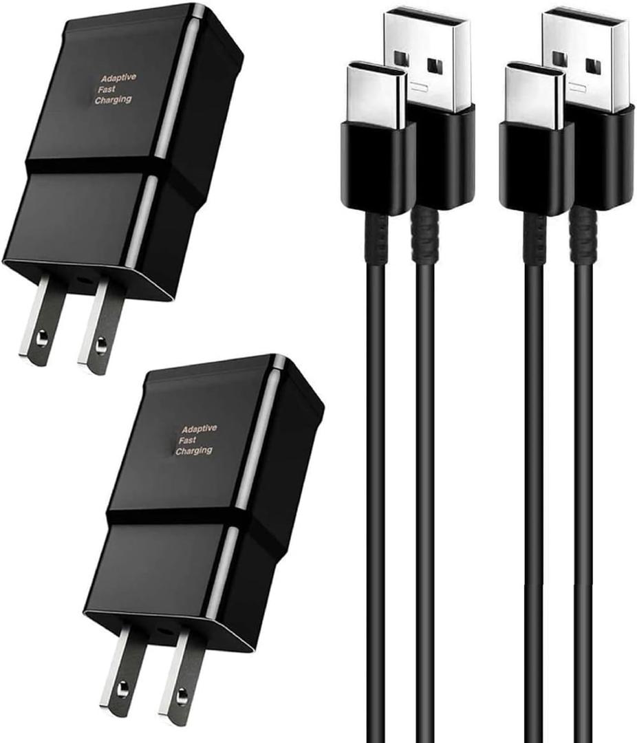 for Samsung Fast Charging Cord Type C Charger USB Wall Charger Block Samsung Fast Charger for Galaxy A55 A54 A56 A15 A14 A16 A25 A35 C55 S8 S9 S10 S20 S21 S22 S23 S24 S25 Plus/Ultra/FE,Note 20/10/9/8