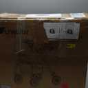 Lightweight Rollator Walker with Seat & Backrest - Foldable Mobility Aid for Seniors, 8" Airless Tires, Adjustable Height, 300 lbs Capacity, 4 Wheel Rolling Walkers for Seniors Pink