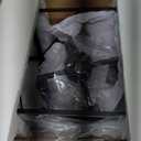 Outdoor Pendant Light 4 Lights Modern Outside Chandelier Outdoor Hanging Lantern Light with Clear Glass, Matte Black Exterior Pendant Lighting Fixture for Porch, Yard, Gazebo