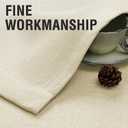 H.VERSAILTEX Farmhouse Boho Curtains for Living Room, Grommet Curtains 84 Inch Length, 90% Blackout Curtain for Bedroom Thermal Insulated, Burlap Textured 2 Panels, W52 x L84in, Heather Sand