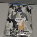 DENTRUN Large Dog Winter Coat - Windproof Reflective Warm Coat, Adjustable Neck & Snap Closure, Water Repellent Thick Fleece Vest, Fleece Lined for for Golden Retriever, White Camo, XL