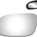 WLLW Mirror Glass fit for MERCEDES BENZ SL55 SL500 SLK32 SLK230 CLK320 CLK350 Replacement Driver Side Left Flat Glass