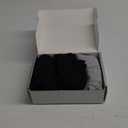 AIRCUTE Washable Absorbency Urinary Incontinence Underwear for Men Bladder Leakage Protection Boxer Briefs, 3 Pack (Black-black-gray)