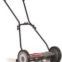Great States 815-18 18-Inch 5-Blade Push Reel Lawn Mower, 18-Inch, 5-Blade, Grey