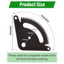 25 Teeth Steering Sector Pinion Gear Rebuild Kit, Compatible with JD L105 L108 L110 L111 L118 L120 L130 G110 Lawn Tractor, Replace GX20052BLE