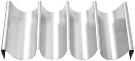 IMIKEYA Stainless Metal Holder for Tacos and Pancakes Easy to Clean for Restaurants Gatherings Camping Compact Storage