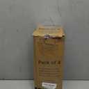 Wooden Furniture Bed Risers - 3 Inch Circle Heavy Duty Furniture Height Extenders Lifts for Sofa Couch Desk Chair Table Base Raising Space, Convenient Store and Cleaning, Pack of 4