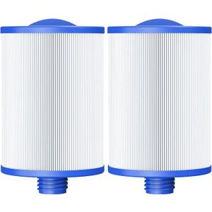 6CH-940 Spa Filter Cartridge Replacement for Unicel, Pleatco PWW50P3, Filbur FC-0359, Aber 03FIL1400, Waterway 817-0050 Front Access Skimmer, Viking Pool Hot Tub Filter Screw SAE Thread Filter 2 Pack