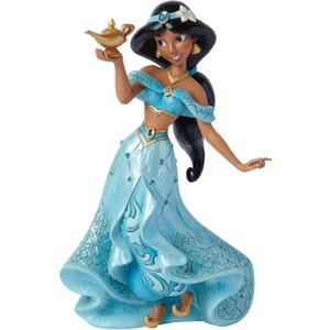 Enesco Disney Traditions Collection by Jim Shore Aladdin Enchanted Princess Jasmine Deluxe Figurine- Stone Resin Hand Painted Collectible Jasmine Disney Figurines Home Decor Large Statue, 14.5 Inch