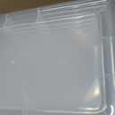 IRIS USA 12-Pack 7 Qt Storage Bins with Lids, Clear, Stackable