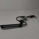 LED Desk Lamp with Clamp, 24W Ultra Architect Desk Lamp for Home Office, Stepless Dimming & Adjustable Gooseneck, Eye-Caring Light with USB Adapter for Reading, Study, Multi-Screen Setup (Black)