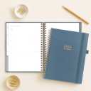 And Per Se 2026 Planner, A4 Size-Daily, Weekly & 18-Monthly Planner, Daily Schedule, Monthly Tabs, 100 GSM Thick Paper(Dark Blue)