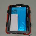 SEYMAC stock Case for iPad mini 7 (A17 Pro) 2024/ Mini 6 8.3'' with Screen Protector Pencil Holder [360 Rotating Hand Strap] &Stand, Drop-Proof Case for iPad mini 7th/6th Generation 8.3", Black+Red