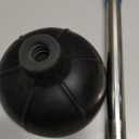 Heavy Duty Toilet Plunger with Blue Accents - Stainless Steel Removable Handle - Residential/Commercial Use