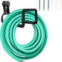 Garden Hose Holder - Heavy Duty Metal Hanger Wall Mount, Water Hose Holder for Outside Yard, Water Hose Reel, Hose Rack, Hose Hook