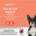 Amazon Basics Flea and Tick Topical Treatment for Small Dogs (5-22 pounds), 6 Count (Previously Solimo)