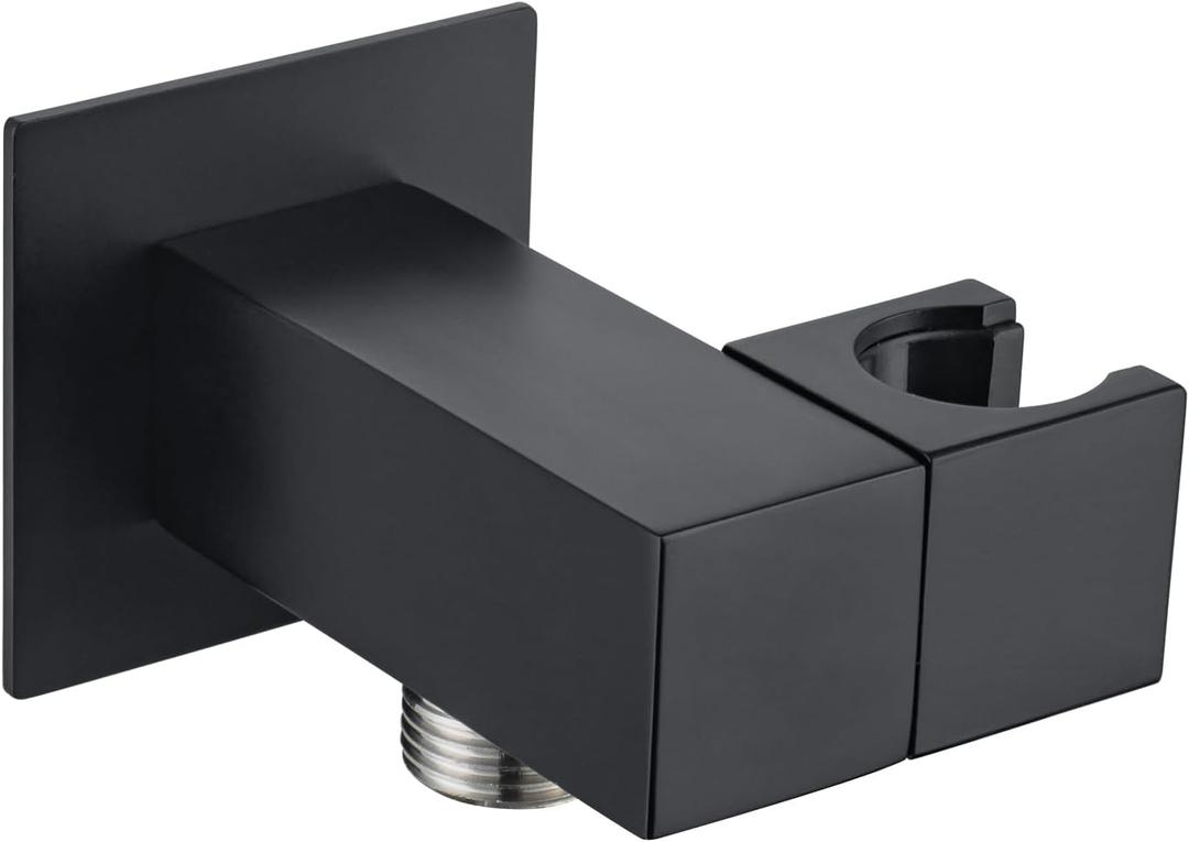 All Metal Handheld Shower Head Holder- Matte Black - Adjustable Shower Wand Holder with Shower Hose Connector- Hand Held Shower Head Holder Bracket - Shower Hose Holder All Metal Handheld Shower Head Holder- Matte Black - Adjustable Shower Wand Holder with Shower Hose Connector- Hand Held Shower Head Holder Bracket - Shower Hose Holder